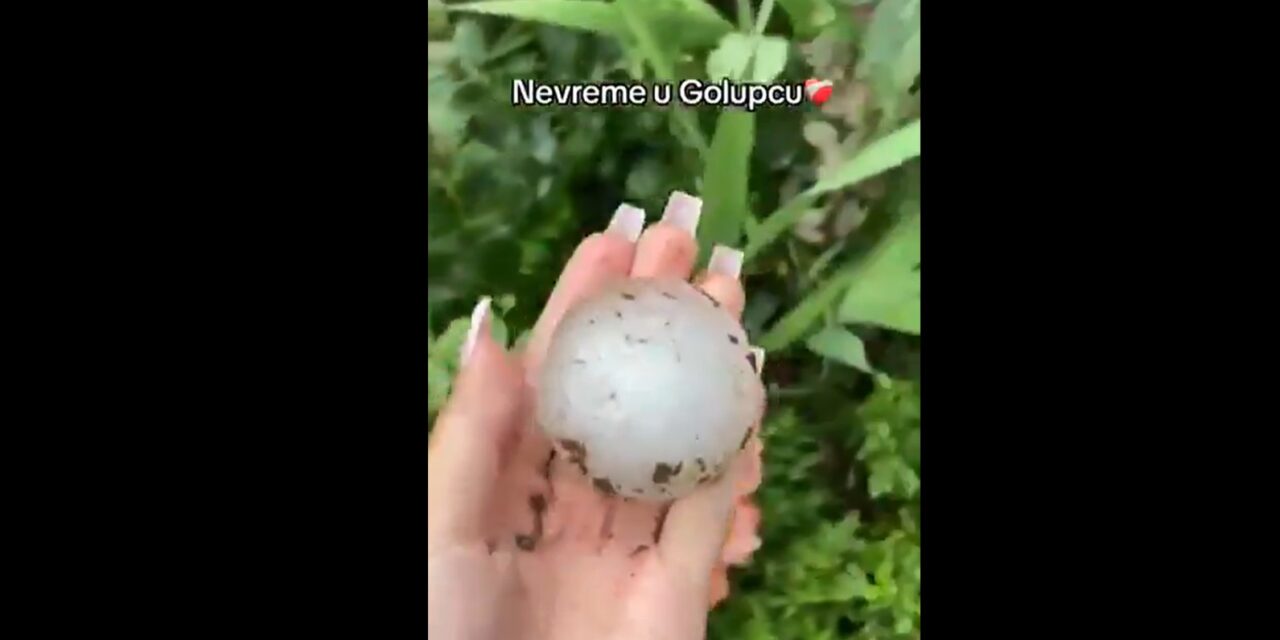 Teniszlabda nagyságú jég esett, szétverte a Duna-menti várost