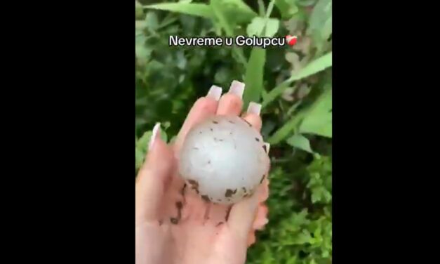 Teniszlabda nagyságú jég esett, szétverte a Duna-menti várost