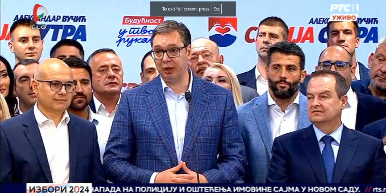 Vučić: Szabadkán a szavazatok felét mi kaptuk, a VMSZ 27 százalékot