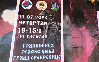 Újvidéken plakátok szólítanak fel „Srebrenica felszabadítása” megünneplésére