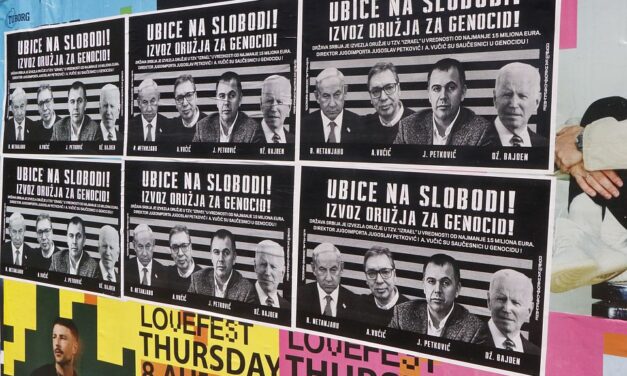 Gyilkosok szabadlábon feliratú plakátok lepték el Újvidéket