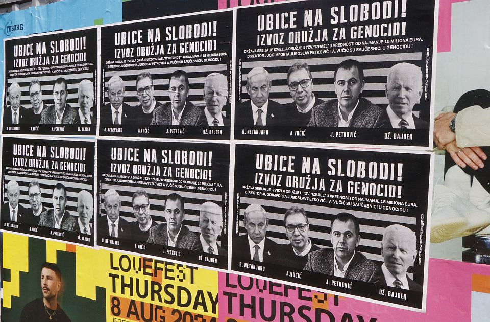 Gyilkosok szabadlábon feliratú plakátok lepték el Újvidéket