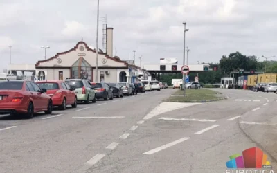 Szerdán néhány órára teljesen leáll a teherforgalom a kelebiai határátkelőn