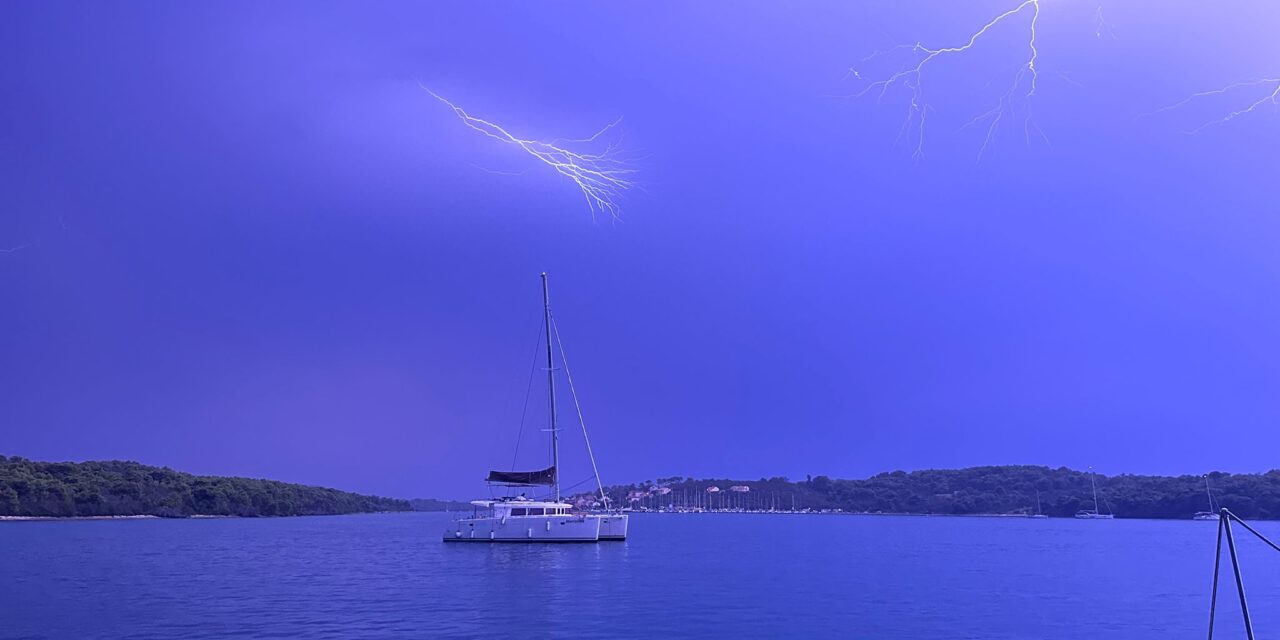 Hatalmas vihar volt a horvát tengerparton