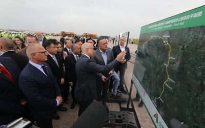 Megkezdődött az első híd építése a vajdasági autópályán (videóval)