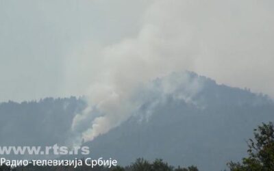 Lángol az Uvac kanyonja