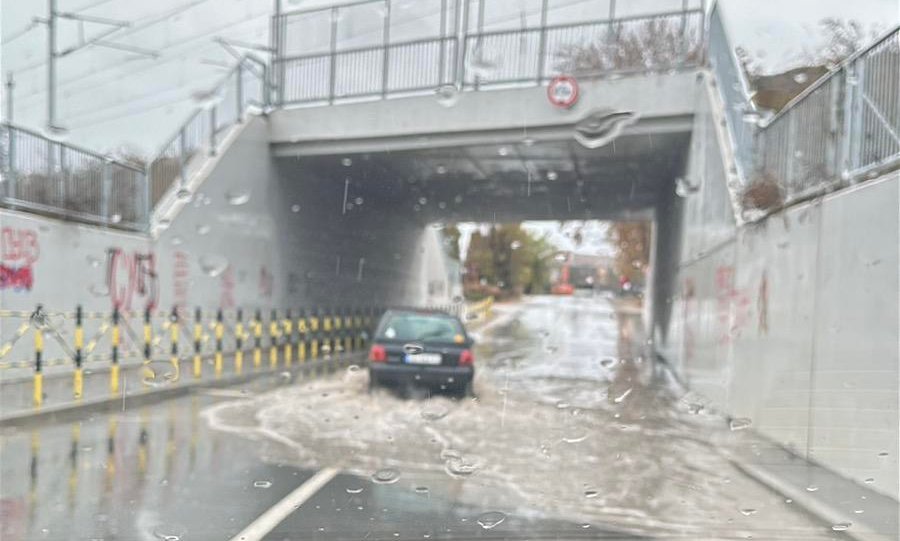 Elúszott Koszovó utcai aluljáró (Fotó)