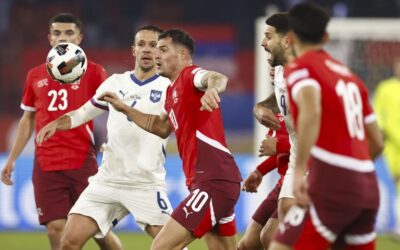 Szerbia tizenegyest hibázott, de egy pontot szerzett Zürichben