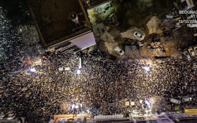 A Szerbiai Rádió és Televízió dolgozói támogatják a diákokat