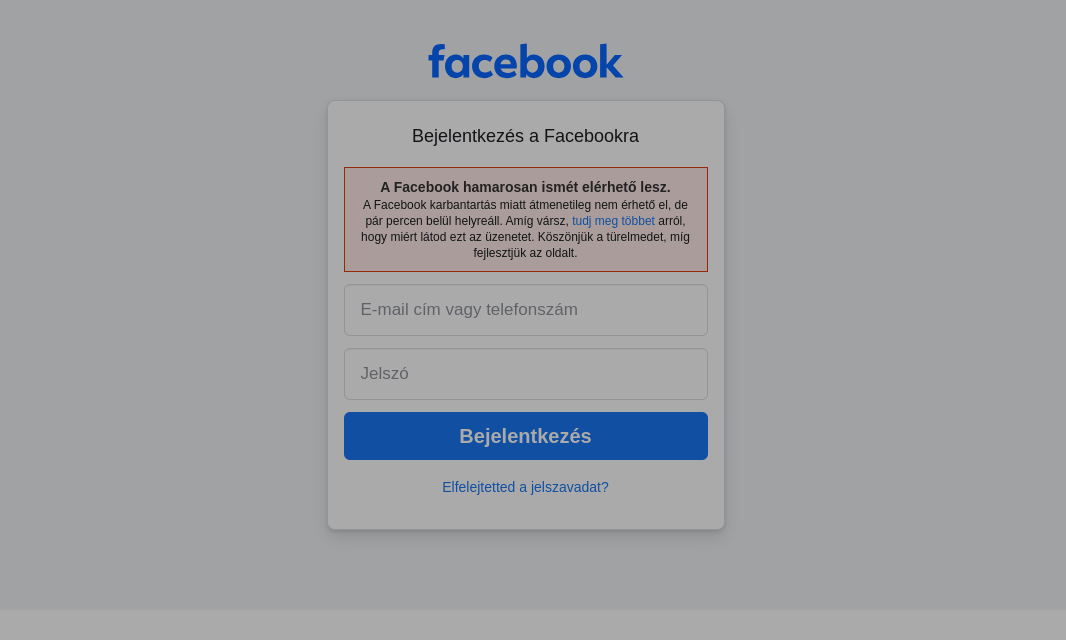 Összeomlott a Facebook