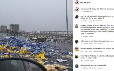 Káosz az autópályán, több száz kiló majonéz és margarin kenődött szét az úton