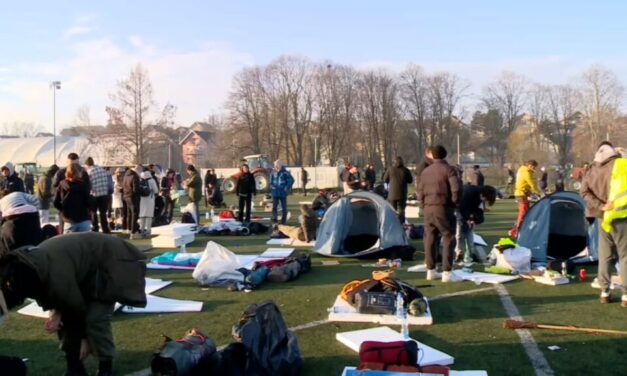 A szabad ég alatt és sátrakban aludtak, de már úton vannak Újvidékre a belgrádi egyetemisták