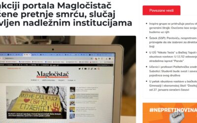 Halálos fenyegetést kapott a szabadkai Magločistač portál szerkesztősége