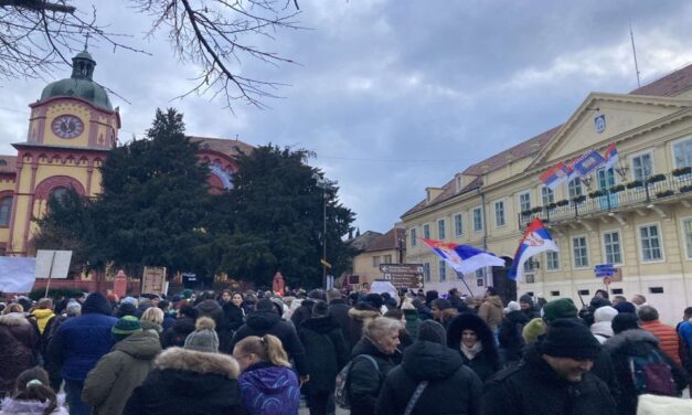 A gimnazisták támadóinak megbüntetését követelték a karlócai tüntetésen