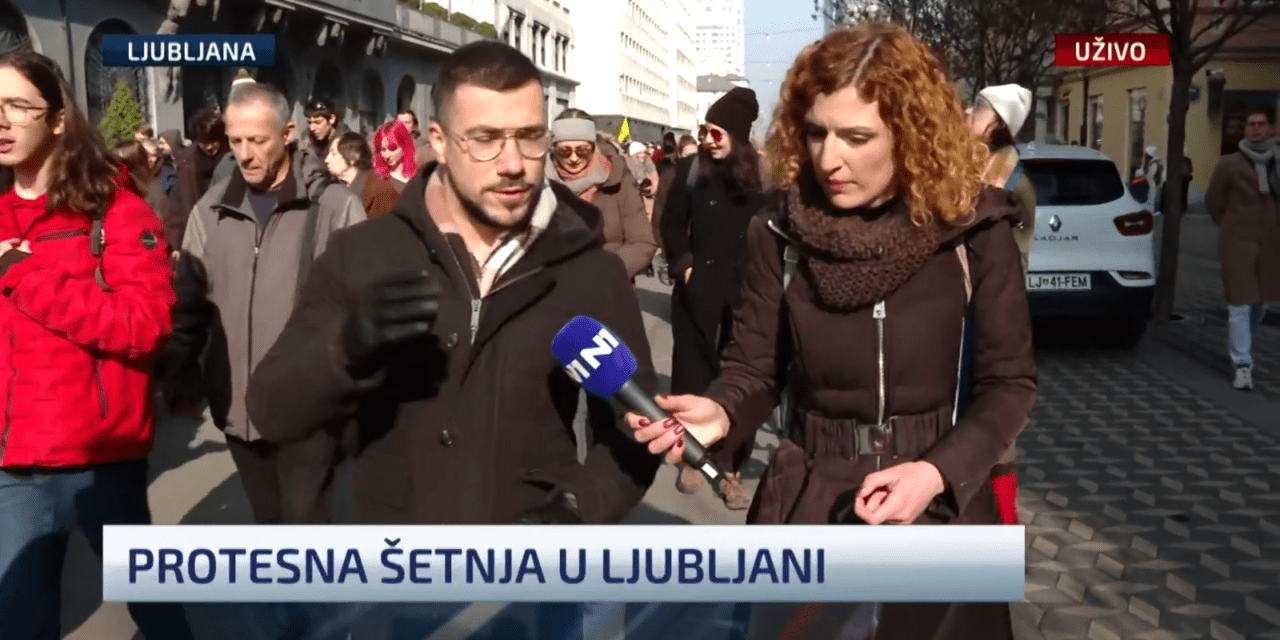 Polgármesterük ellen fordultak és a szerbiai egyetemistákat támogatják a ljubljanai lakosok