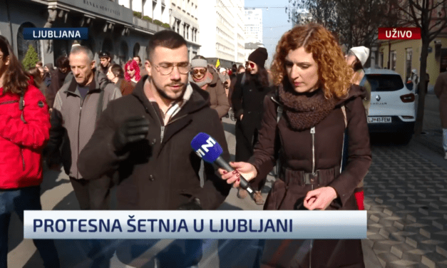 Polgármesterük ellen fordultak és a szerbiai egyetemistákat támogatják a ljubljanai lakosok