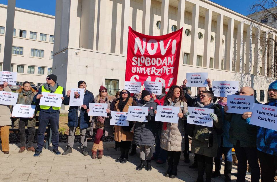 Több tiltakozás is van Újvidéken