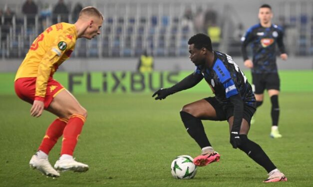 A hajrában lőtt két góllal nyert a lengyel bajnok Topolyán