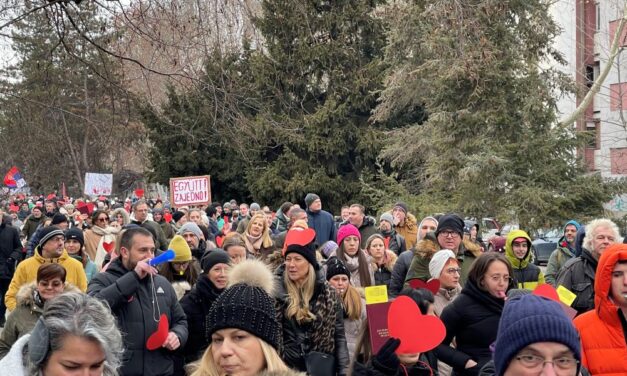 <span class="entry-title-primary">Egyetemisták: Állítsák le az oktatást, majd könnyen bepótoljuk, ha eljön a jobb holnap</span> <span class="entry-subtitle">Tüntetés Szabadkán</span>