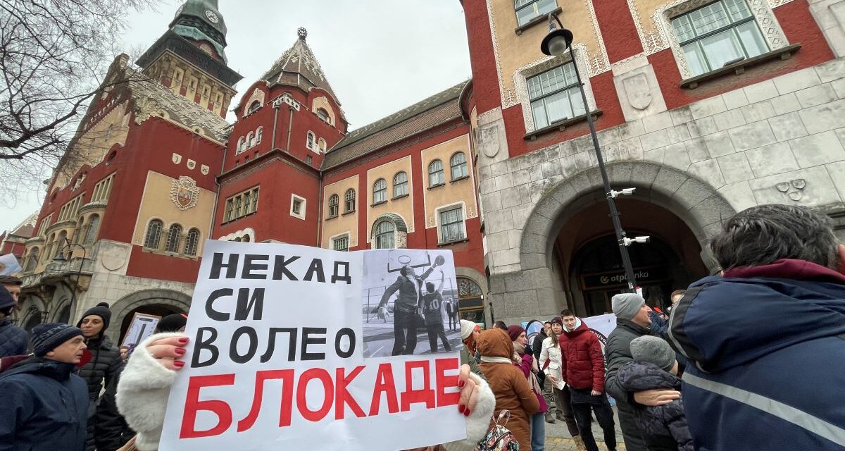 Teljesen új útvonala van a vasárnapi szabadkai tüntetésnek