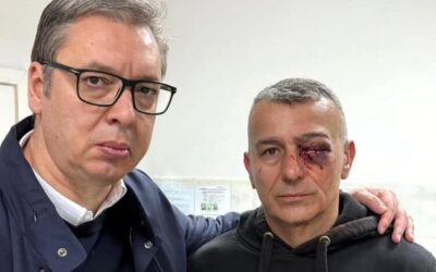 Nyugdíjba ment a rendőr, akinek bántalmazásáról Vučić nem mondott igazat