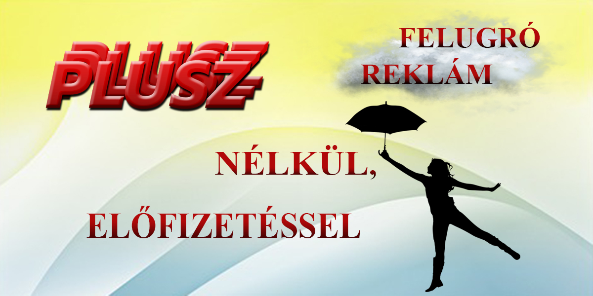 A PLUSZ újítását behrangozó közlemény oldalának címképe