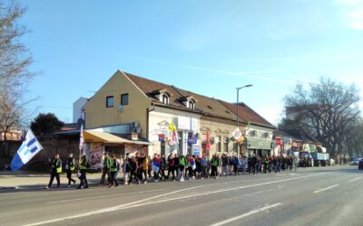 Belgrádig pumpálják a szabadkai egyetemisták Útnak indult a karaván