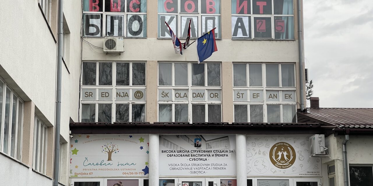 Továbbra is blokád van a szabadkai Óvó- és Edzőképzőn