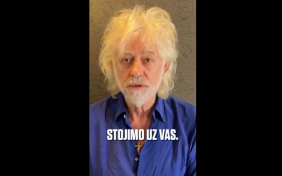 Bob Geldof is támogatja az egyetemistákat