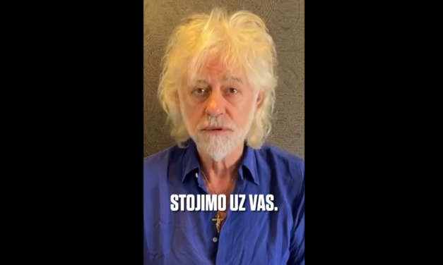 Bob Geldof is támogatja az egyetemistákat