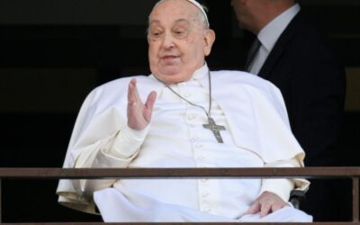 Ferenc pápa megjelent a nyilvánosság előtt