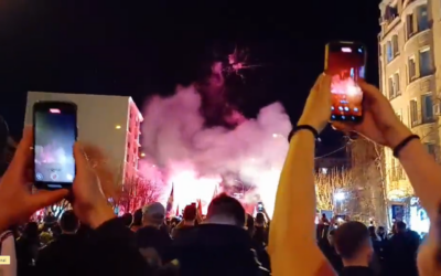 Tűzijátékkal fogadták Inđiján a szabadkai és újvidéki egyetemistákat (Videó)