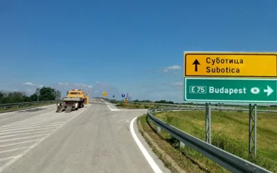 Hétfőn változik a forgalmi rend az autópályán Szabadkánál