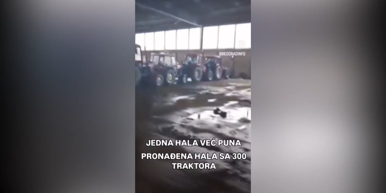 Már mintegy hetven traktort vittek Belgrádba, hogy akadályozzák a tüntetőket