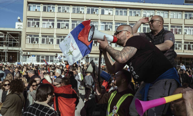 Ez a pénteki tüntetés programja Újvidéken