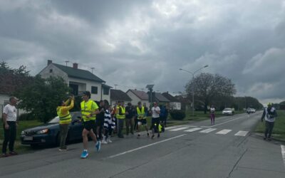 Eszékről indultak tovább az ultramaratonfutó egyetemisták