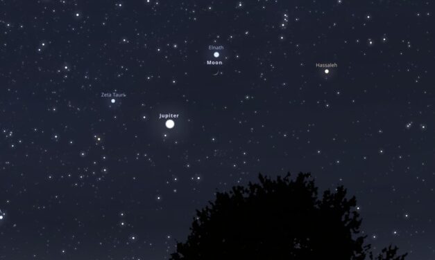 Holdsarló-Jupiter együttállással búcsúzik az április