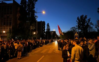 Így várják Újvidéken a Strasbourgig kerékpározó egyetemistákat