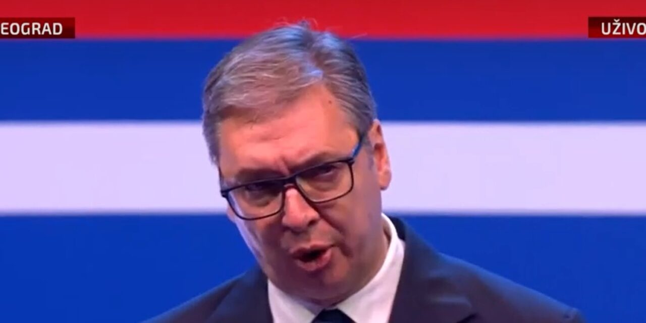 <span class="entry-title-primary">Vučić öt követelése</span> <span class="entry-subtitle">Megtartották a Nem adjuk Szerbiát elnevezésű rendezvényt Belgrádban</span>