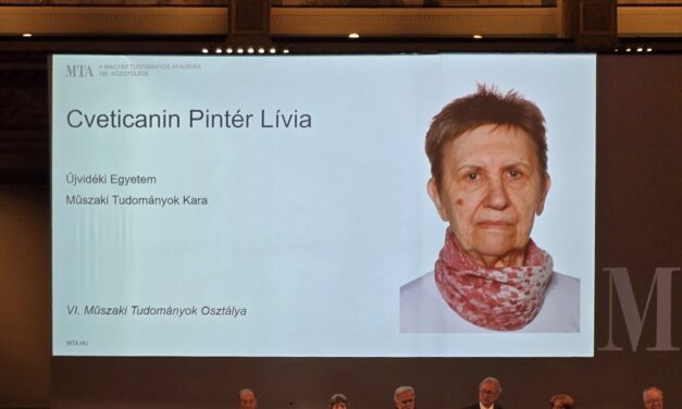 A Magyar Tudományos Akadémia külső tagjává választotta Cvetićanin Pintér Líviát