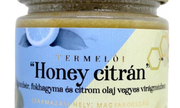 Újdonságok a méhészettől: gyömbér, fokhagyma és citromolaj találkozása a mézben