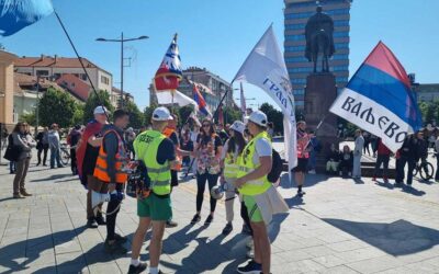 Elindultak Nagybecskerekről Szabadkára az egyetemisták – gyalog