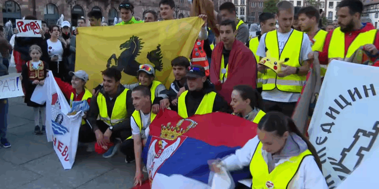 Megérkeztek Strasbourgba a maratonfutó egyetemisták