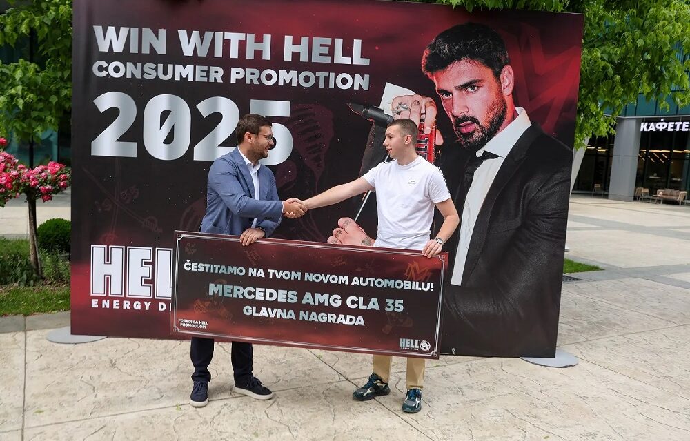 Szabadkára került az AMG Merci, a Hell energiaital játékának főnyereménye