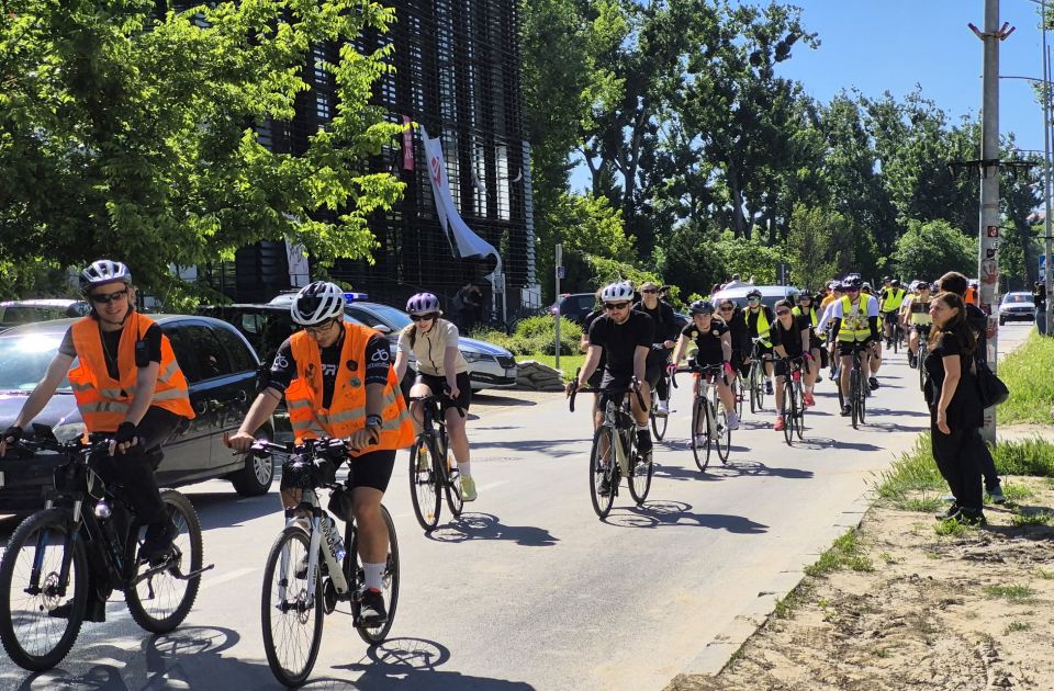 Százötven kerékpáros indult el Újvidékről Szabadkára (Videó)