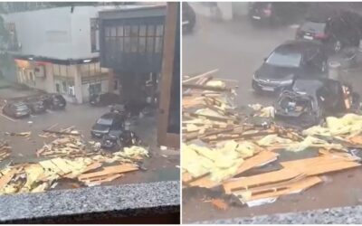 Úsznak az autók a sárban, hatalmas vihar volt Szerbiában