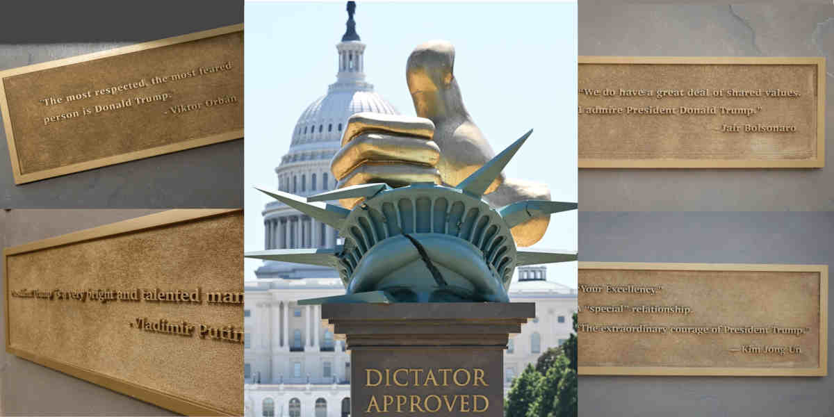 <span class="entry-title-primary">Orbán szavait „kőbe vésték” Washingtonban</span> <span class="entry-subtitle">A magyar kormányfő idézetével (is) „dicsőíti" Trumpot egy installáció</span>