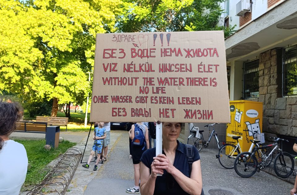 A mérgezett víz miatt tüntettek Temerinben