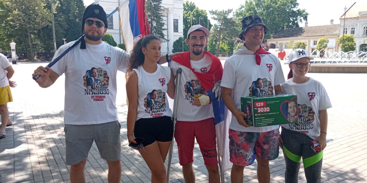 Ivan gyógyulásáért gyalogol egy kis csapat