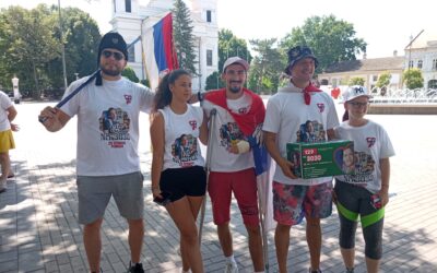 Ivan gyógyulásáért gyalogol egy kis csapat